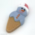 Мороженное Снеговик  форма для мыла пластиковая - Для мыла и шоколада