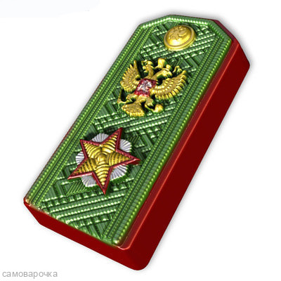 Погон Маршала, форма для мыла пластиковая Погон Маршала, форма для мыла пластиковая