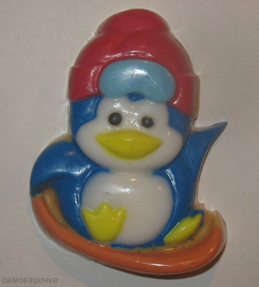 Пингвин, форма для мыла пластиковая - Для мыла и шоколада
