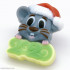 Мышь в новогодней шапке Пластиковая форма для мыла - Для мыла и шоколада