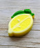 Лимон с листиком форма пластиковая - Для мыла и шоколада