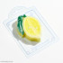 Лимон с листиком форма пластиковая - Для мыла и шоколада