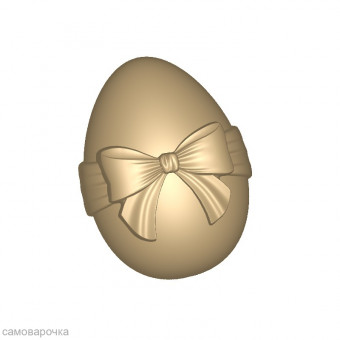 Яйцо с бантом Форма пластиковая