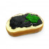 Бутерброд с черной икрой пластиковая форма - Для мыла и шоколада
