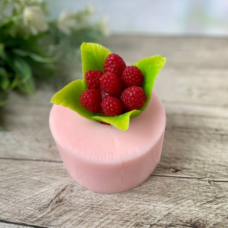 Малина с листьями Форма силиконовая by Kolodinskaya 