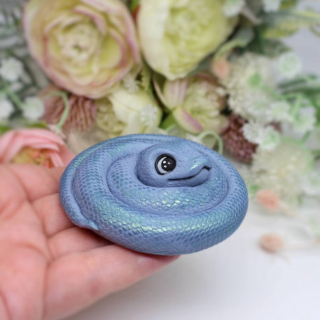 Змея клубочком форма силиконовая  Змея клубочком форма силиконовая