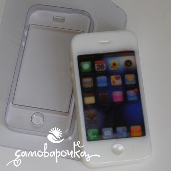 Смартфон, форма для мыла пластиковая