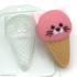 Мороженое Кошка Пластиковая форма для мыла - Для мыла и шоколада