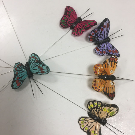 Бабочка декоративная в ассортименте 1 шт.