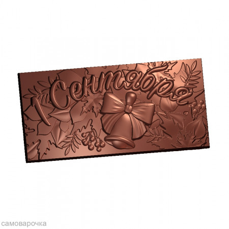 Шоколад 1 сентября форма пластиковая Шоколад 1 сентября форма пластиковая