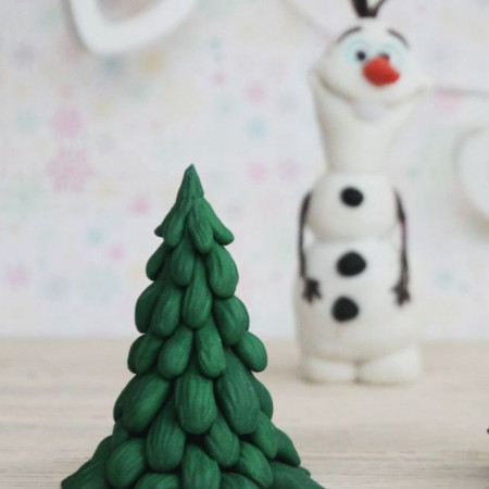 Ёлочка форма силиконовая 3D