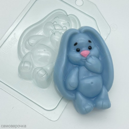Зайка ушастый форма пластиковая Зайка ушастый форма пластиковая