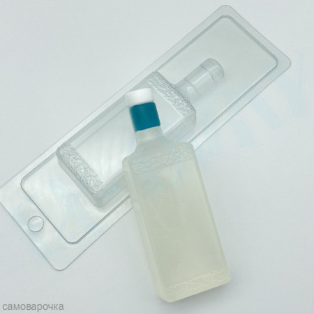 Бутылка текилы пластиковая форма