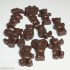 ​Ассорти Мишки формы для мыла пластиковая - Для мыла и шоколада