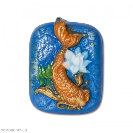 Карп японский, форма для мыла пластиковая Карп японский, форма для мыла пластиковая