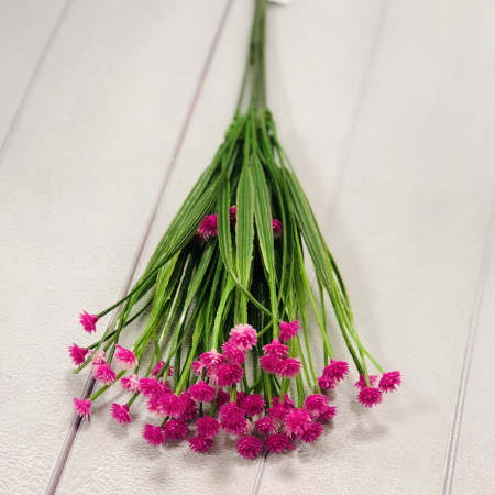 Осока цветущая розовая зелень искусственная Осока цветущая розовая зелень искусственная