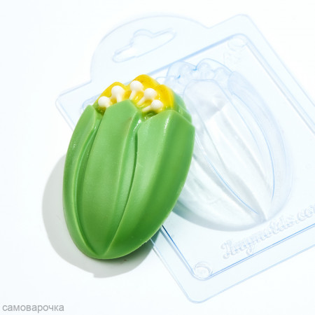 Бутон тюльпана форма пластиковая