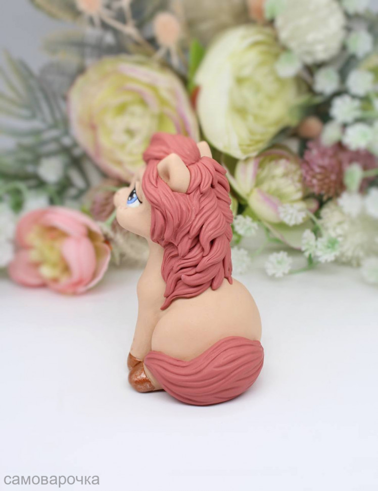 Лошадка с подковой  Силиконовая форма 3D - 