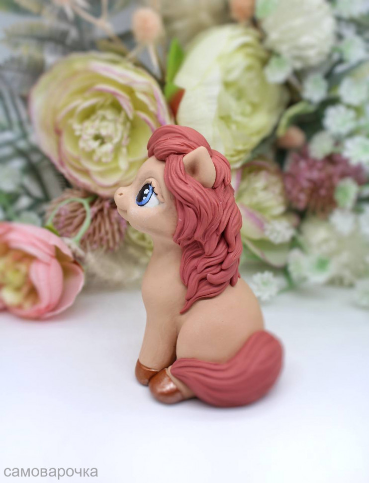 Лошадка с подковой  Силиконовая форма 3D - 