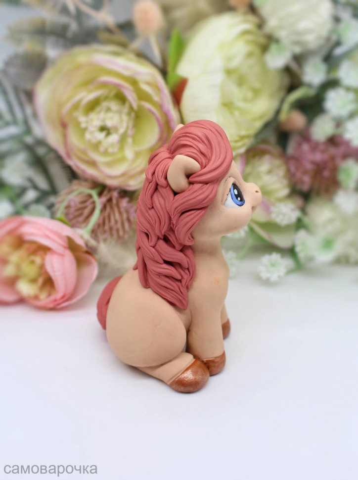 Лошадка с подковой  Силиконовая форма 3D - 