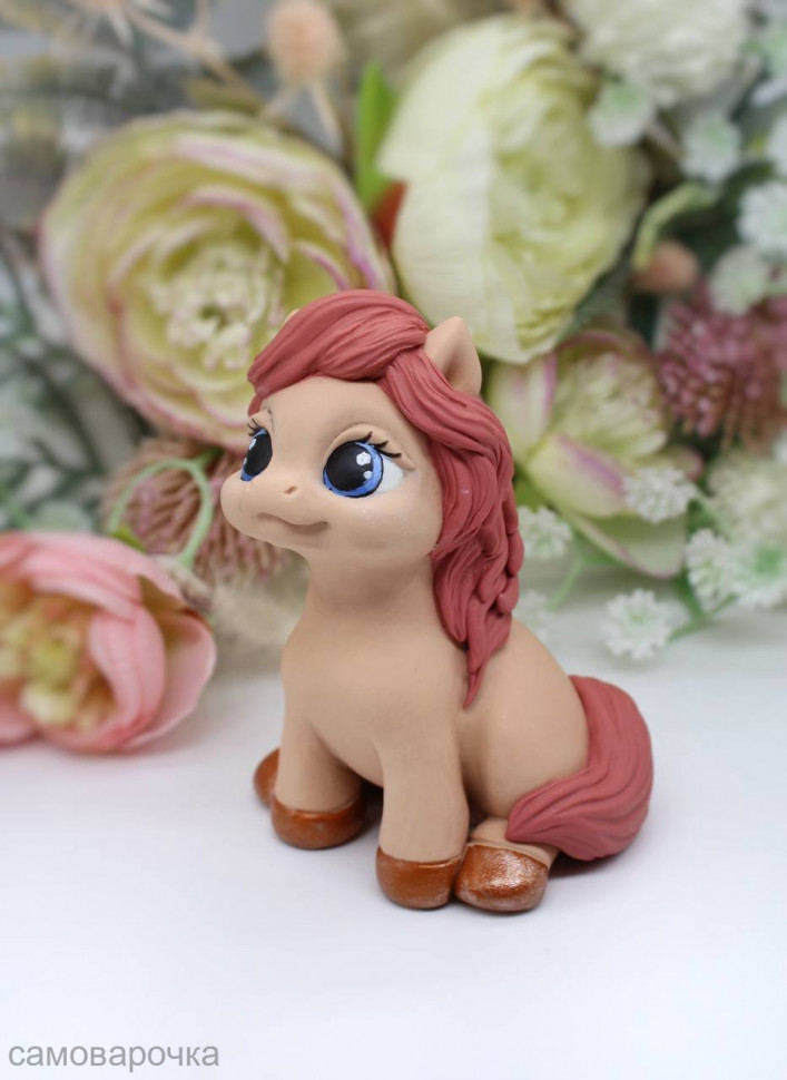Лошадка с подковой  Силиконовая форма 3D - 