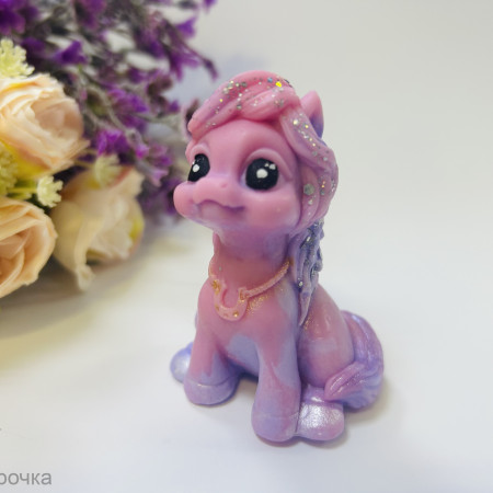 Лошадка с подковой  Силиконовая форма 3D Лошадка с подковой  Силиконовая форма 3D