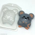 Мышь-полевка, форма для мыла пластиковая - Для мыла и шоколада