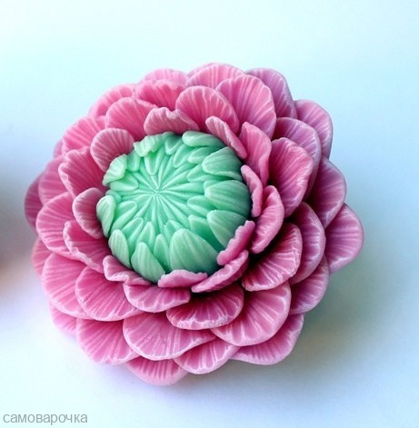 Цинния форма силиконовая 3D для мыла - Молд для мыла Цинния форма силиконовая 3D для мыла - Молд для мыла