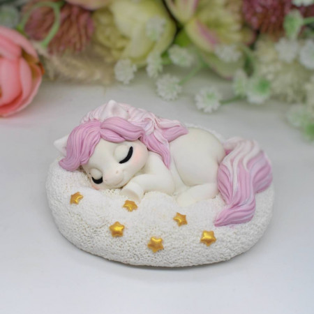 Лошадка на облаке  Силиконовая форма 3D Лошадка на облаке  Силиконовая форма 3D