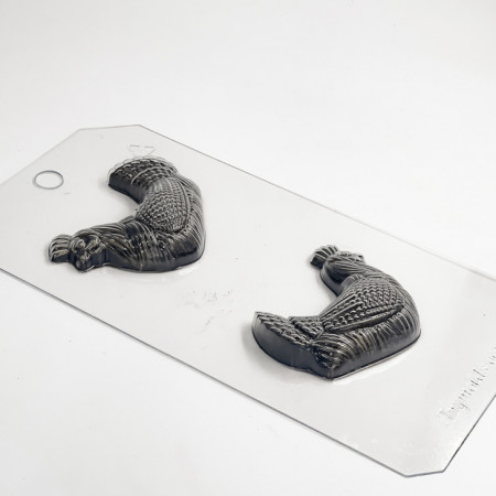 Курочка пластиковая форма для шоколада (2 шт на форме)