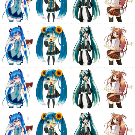 Аниме водорастворимая бумага с картинкой подборка №72