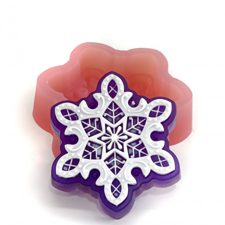 Снежинка Новогодняя форма силиконовая Снежинка Новогодняя форма силиконовая