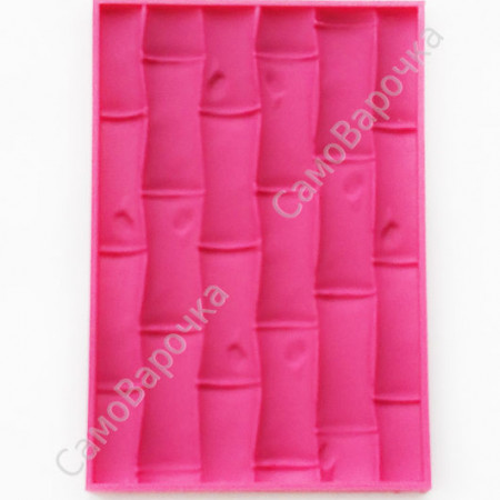 Бамбук штамп для формы Прямоугольники 77х52 мм Бамбук штамп для формы Прямоугольники 77х52 мм