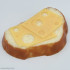 Хлеб белый с сыром пластиковая форма для мыла - Для мыла и шоколада