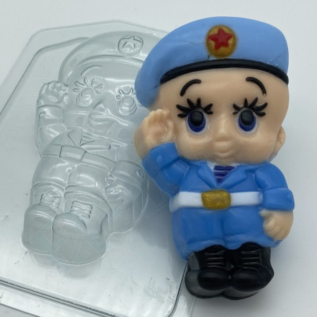 Малыш Десантник форма пластиковая Малыш Десантник форма пластиковая