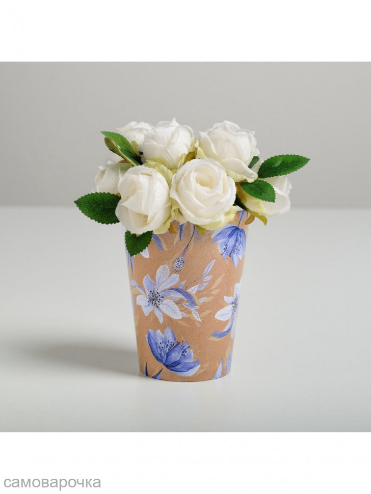 Стакан для цветов «Цветы», 350 мл - 