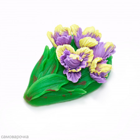 Букет Ирисов форма силиконовая 3D