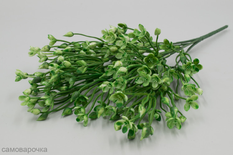 Кустик Японский абрикос зелень искусственная - Кустик Японский абрикос зелень искусственная -