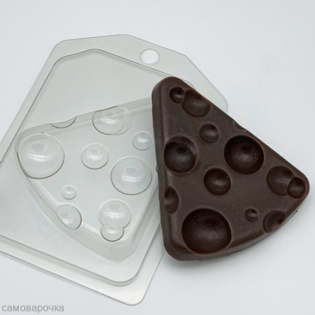 Сыр треугольный ШОКО, форма для мыла пластиковая