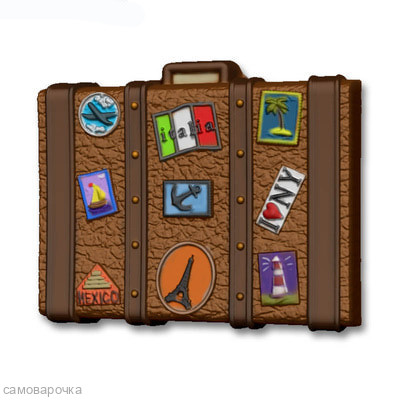 Чемодан, форма для мыла пластиковая Чемодан, форма для мыла пластиковая