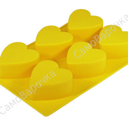 Сердца форма силиконовая