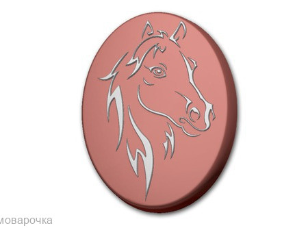 Конь, форма для мыла пластиковая Конь, форма для мыла пластиковая