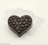 Сердце кофе форма пластиковая - 