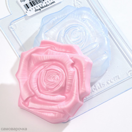 Розочка текстурная пластиковая форма Розочка текстурная пластиковая форма