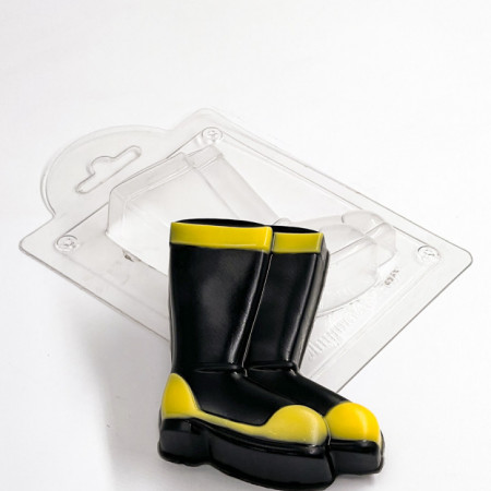 Сапоги форма пластиковая для мыла
