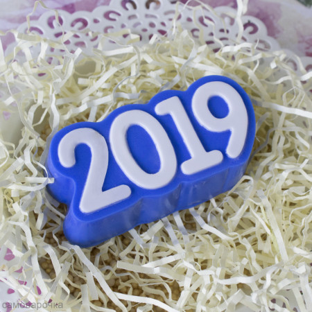 2019 год, форма для мыла пластиковая 2019 год, форма для мыла пластиковая