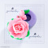8 марта с розой силиконовая форма 3D - Молд для мыла