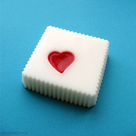 Романтика 1 пластиковая форма для мыла Романтика 1 пластиковая форма для мыла