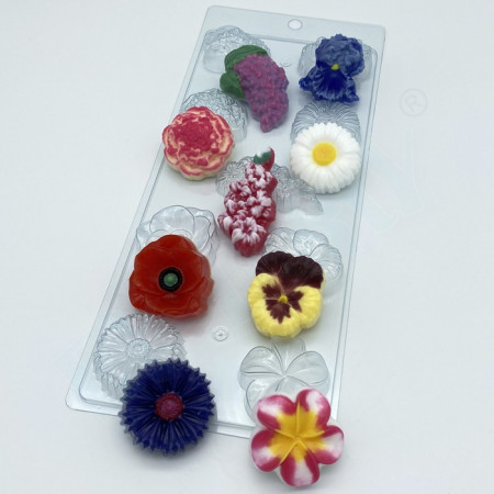 Цветочное ассорти № 1 форма пластиковая Цветочное ассорти № 1 форма пластиковая