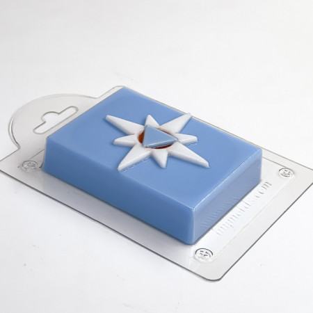 Флаг МЧС форма пластиковая для мыла